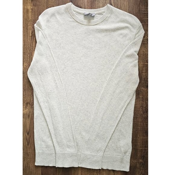 COS Cotton + Yak Hair Blend Lightweight Long Sleeve Crewneck Sweater, Small - Picture 5 of 9